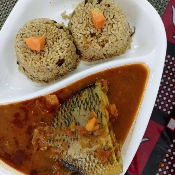 Riz Soumbala au poisson